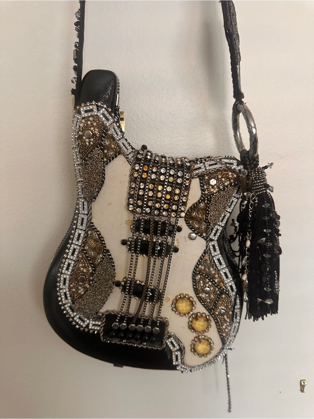 Mary Frances Beaded “Graceland” Crossbody Bag
